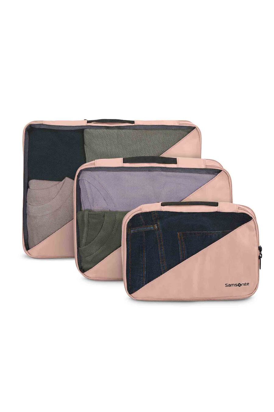 TRAVEL ESSENTIALS COMPRESSION PACKING CUBES (SET OF 3)