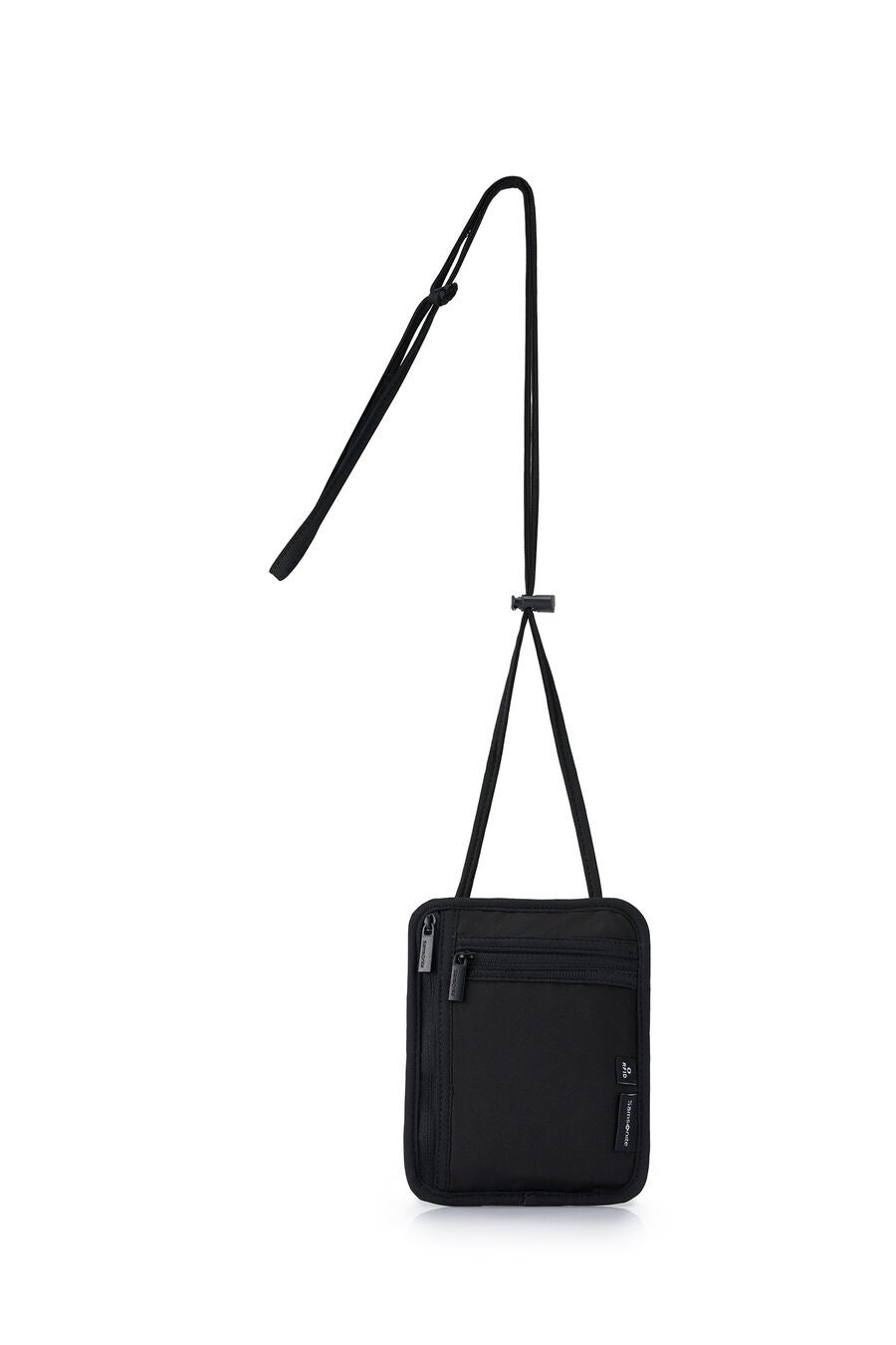 TRAVEL ESSENTIALS RFID CROSSBODY NECK POUCH
