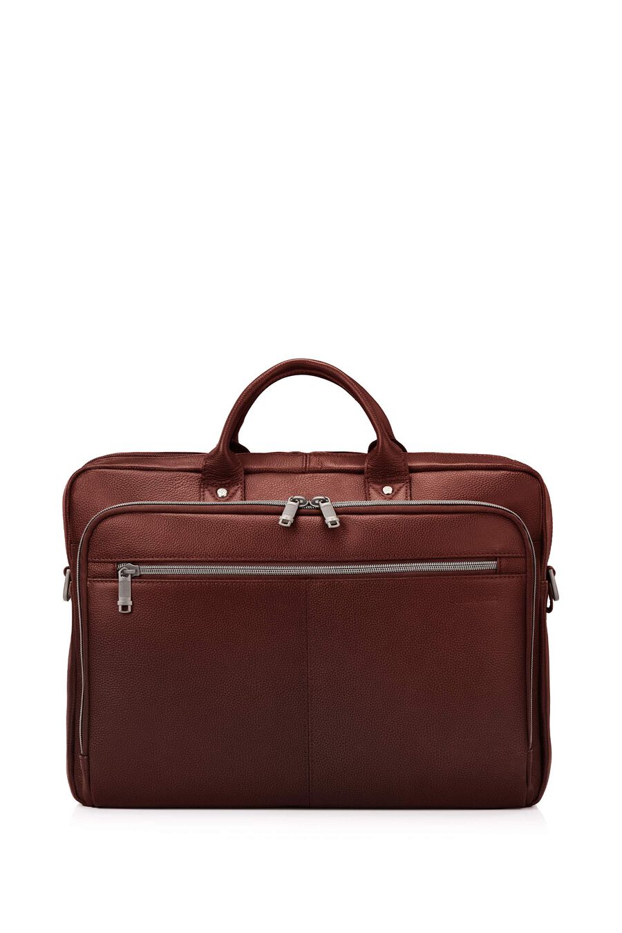 CLASSIC LEATHER 15.6'' LAPTOP TOPLOADER BRIEFCASE