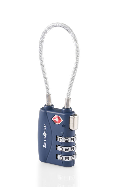 TRAVEL ESSENTIALS 3.DIAL CABLE LOCK TSA  hi-res | Samsonite