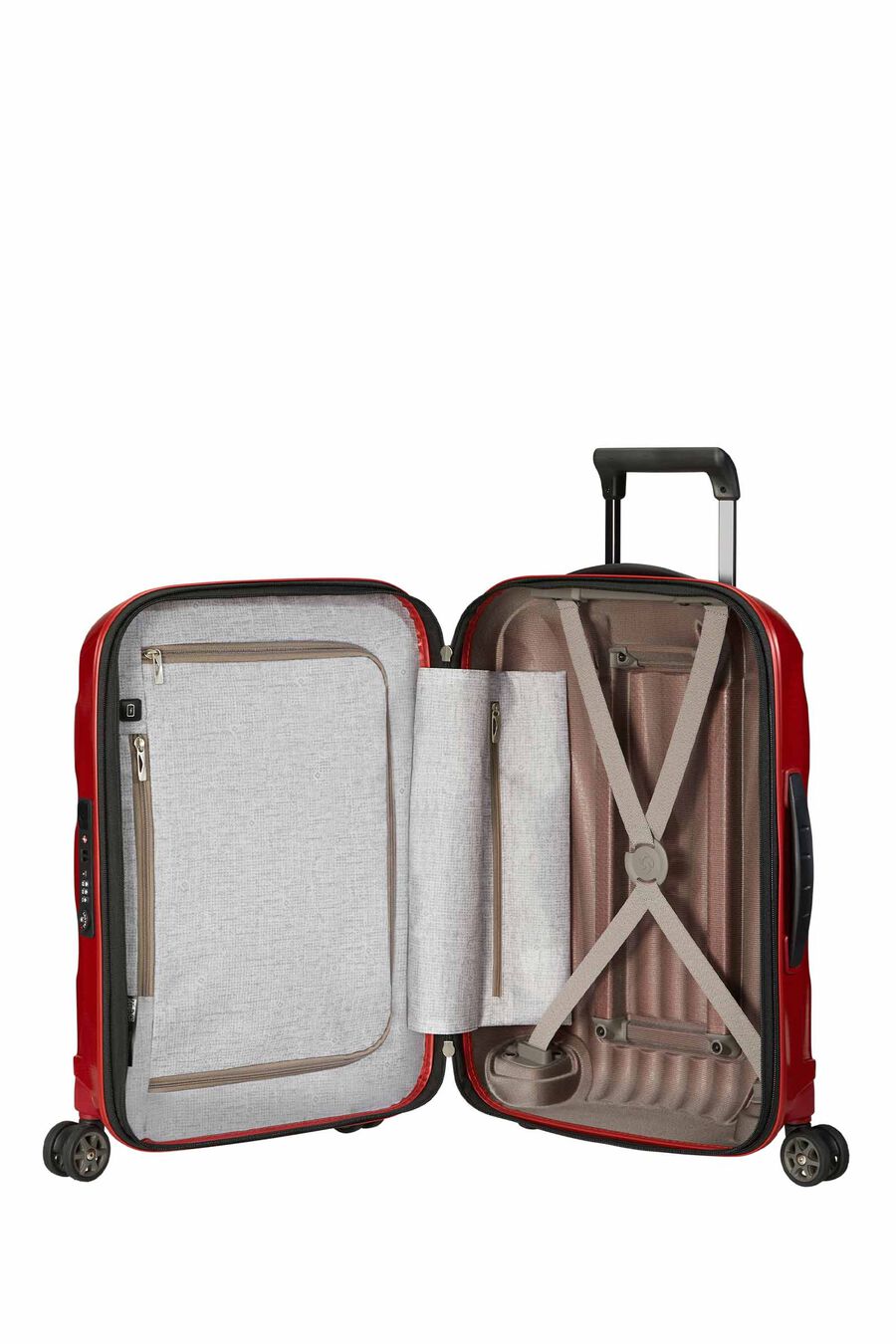 C-LITE CARRY-ON SMALL&nbsp;55CM&nbsp;SUITCASE USB PORT + EXPANDABLE