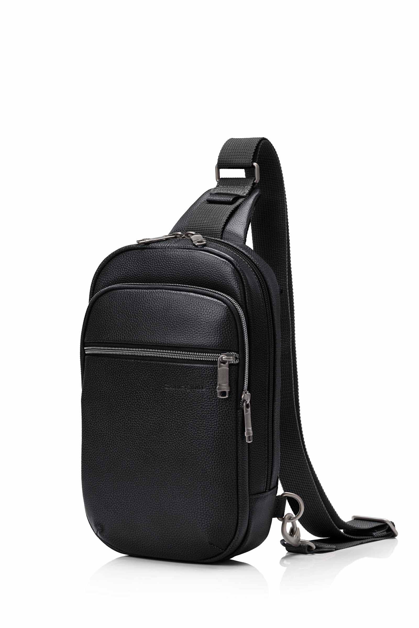 【今週末迄限定SALE❗️】San Antonio Sling Bag Samsonite Sam Classic Leather Sling Bag - Samsonite Sam Classic