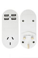 TRAVEL LINK ACC. Adpt 4xUSB (2 Amp) UK HK