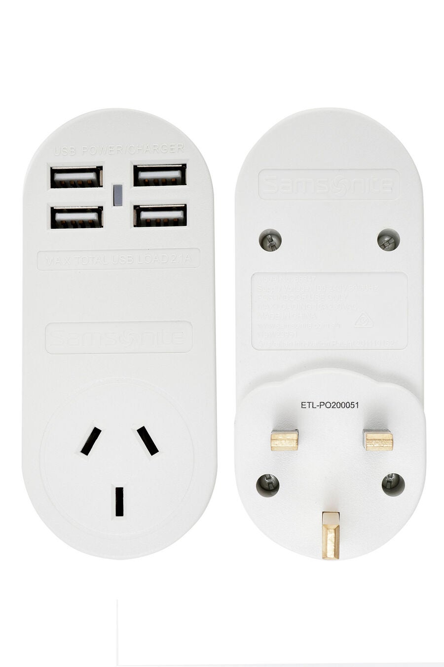 TRAVEL LINK ACC. Adpt 4xUSB (2 Amp) UK HK
