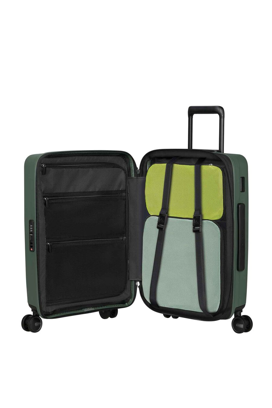 RESTACKD CARRY-ON SMALL 55CM 3.1KG SUITCASE EXPANDABLE 15.6'' LAPTOP EASY ACCESS
