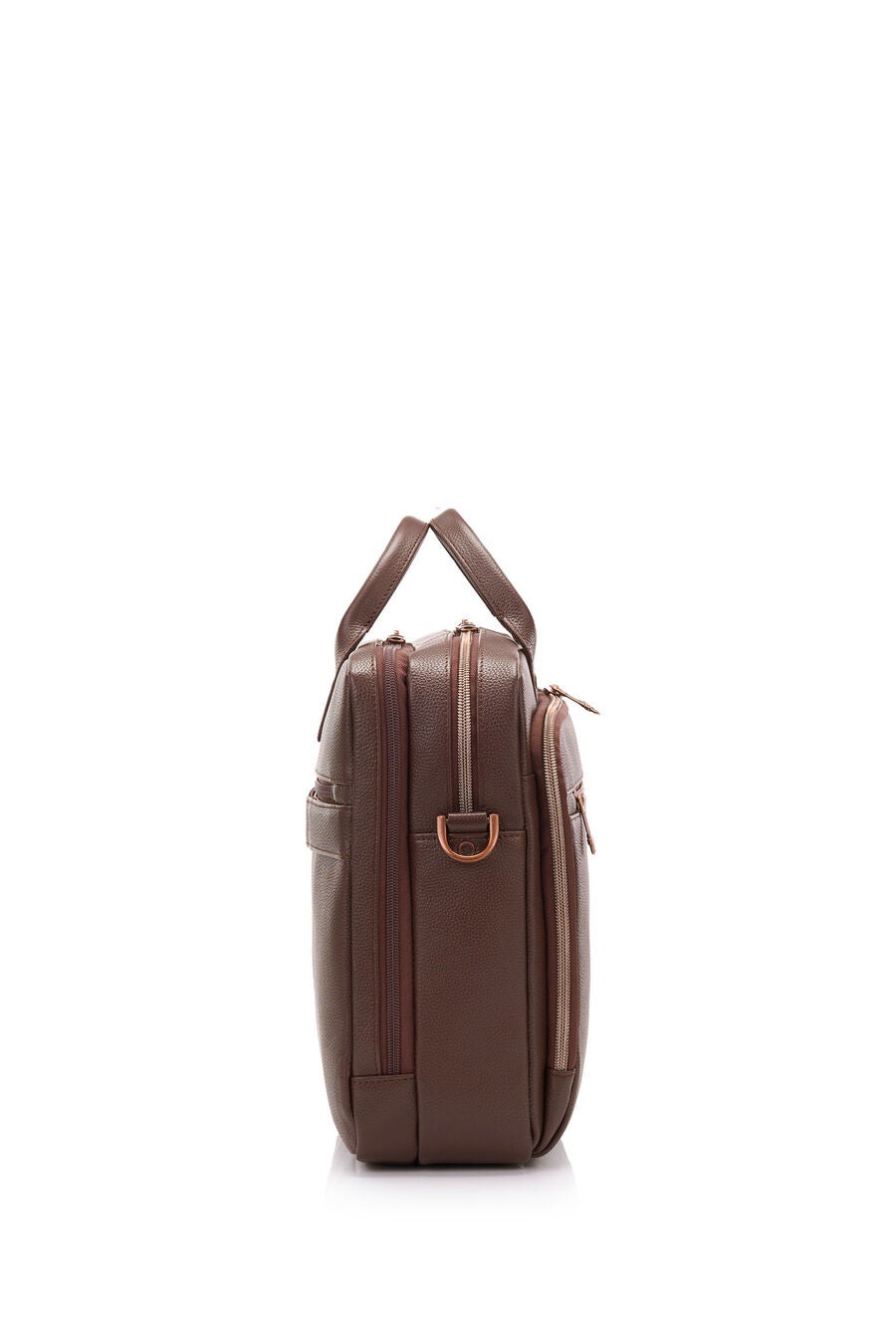 CLASSIC LEATHER 15.6'' LAPTOP TOPLOADER BRIEFCASE