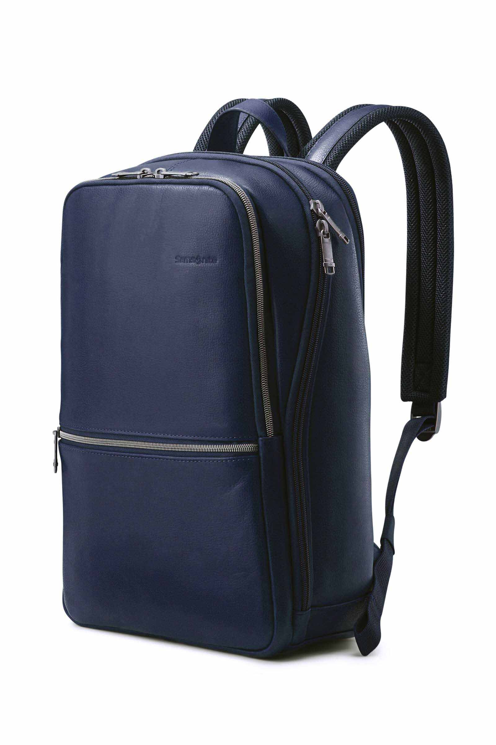 Samsonite Sam Classic Leather Slim Backpack Samsonite New Zealand
