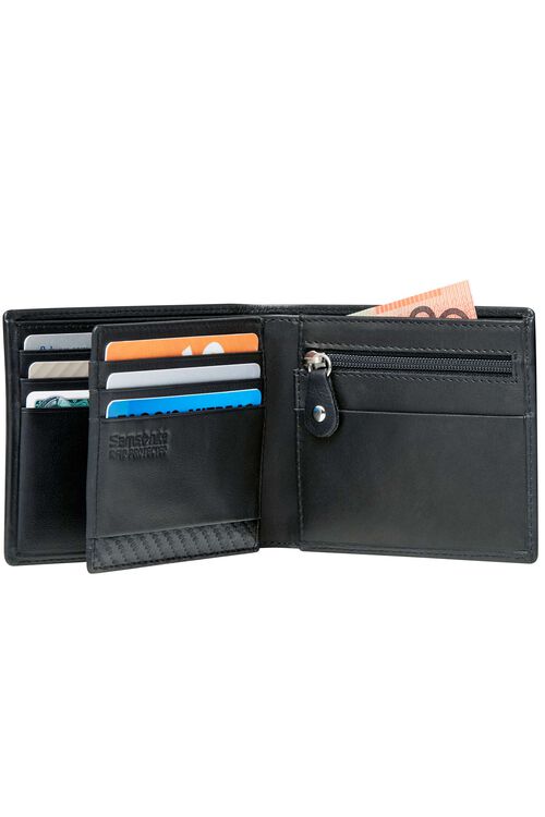 DLX LEATHER WALLETS Wallet wtih Coin and ID7CC  hi-res | Samsonite