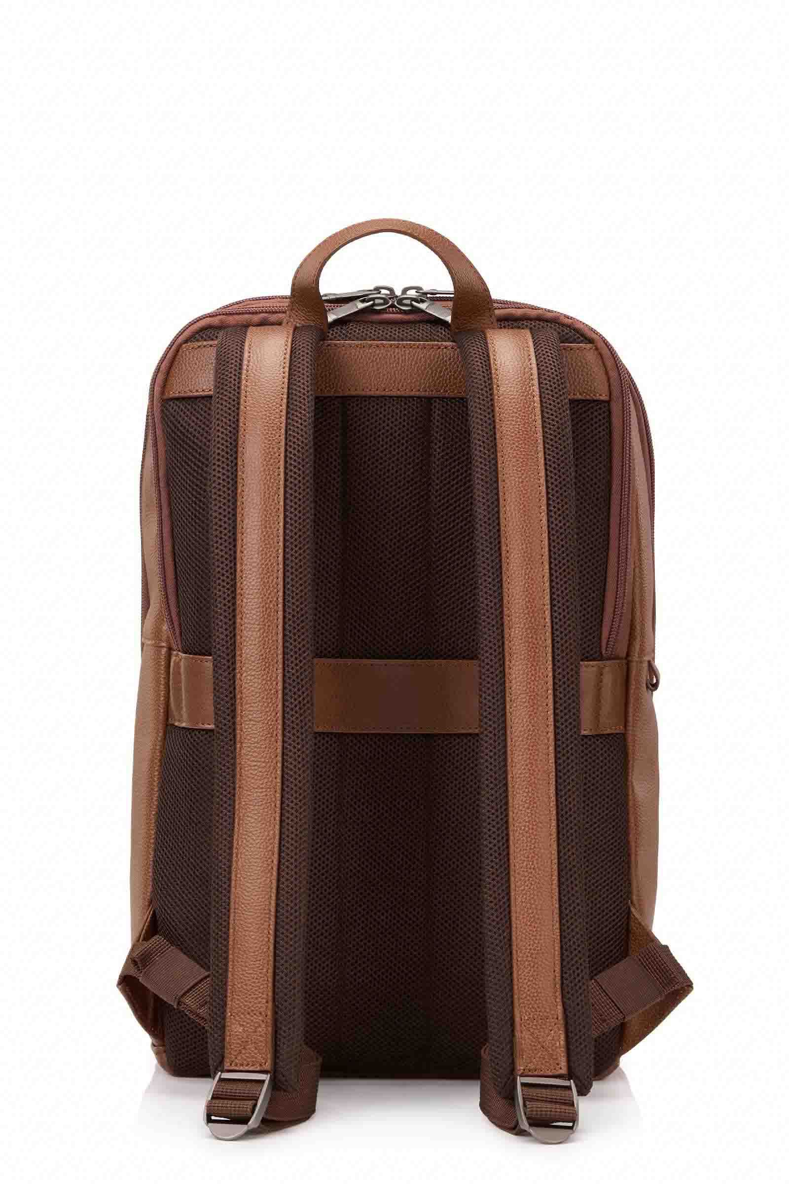 Samsonite Sam Classic Leather Slim Backpack | Samsonite New Zealand