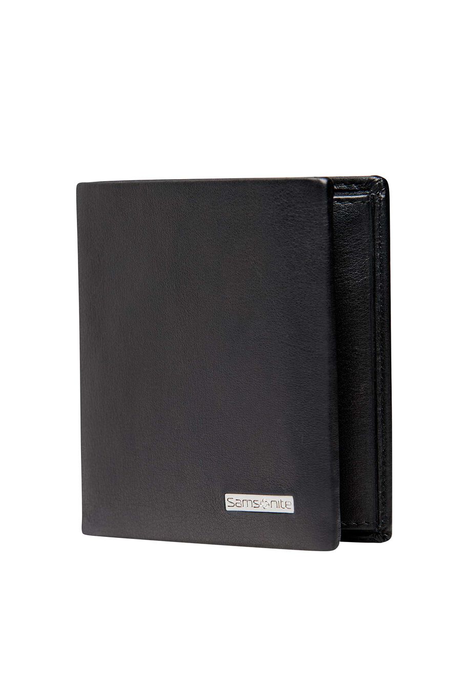 DLX LEATHER WALLETS SLIMLINE WITH COIN & 3 CREDIT CARD SPOTS