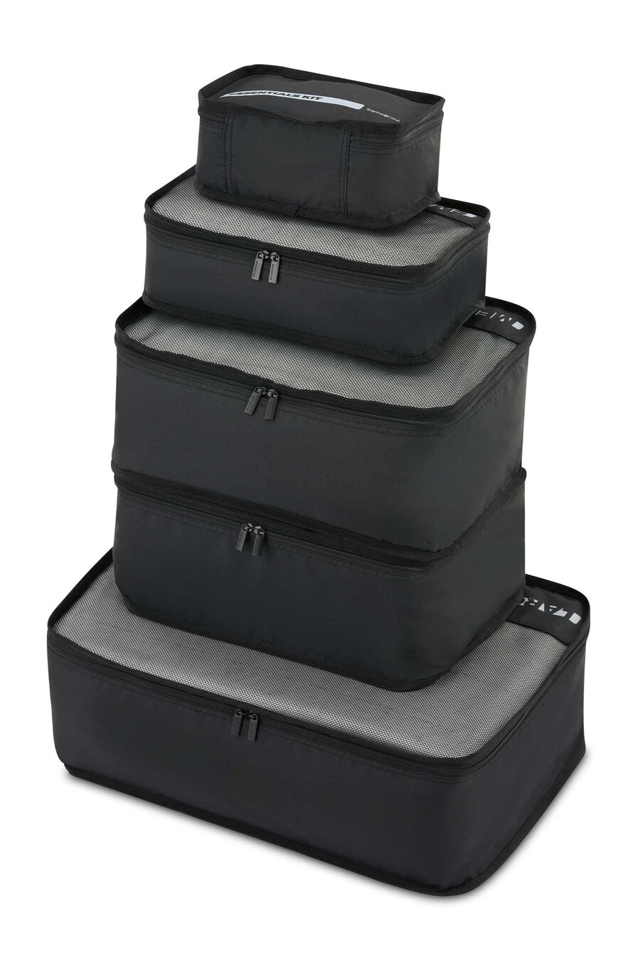 TRAVEL ESSENTIALS PACKING CUBES (SET OF 5)