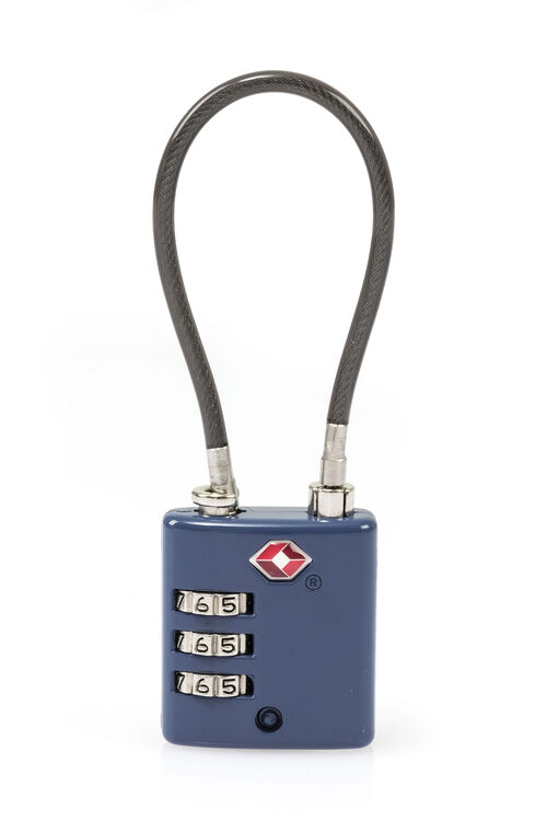 TRAVEL ESSENTIALS 3DIAL CABLELOCK TSA METAL  hi-res | Samsonite