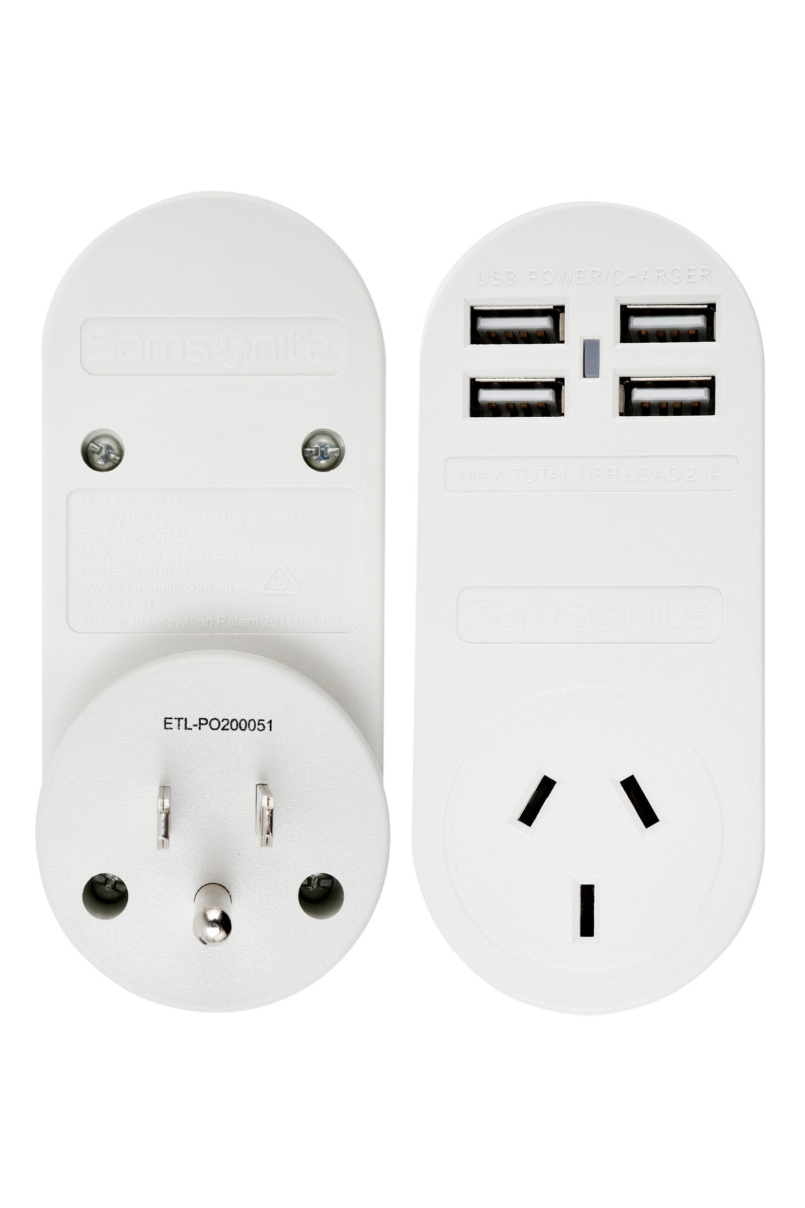 Samsonite TRAVEL LINK ACC. Adpt 4xUSB 