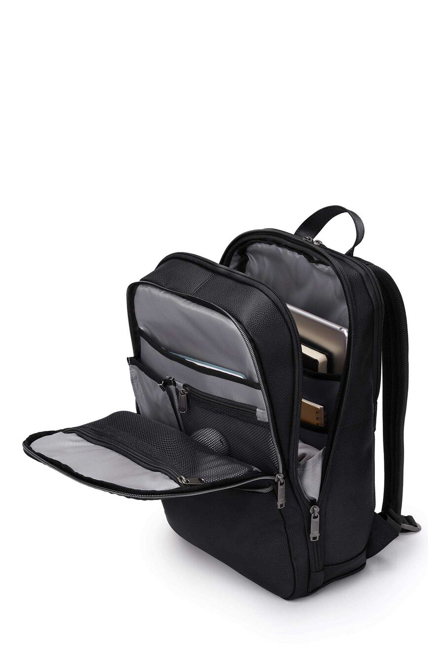 CLASSIC LEATHER 14.1'' LAPTOP SLIM BACKPACK