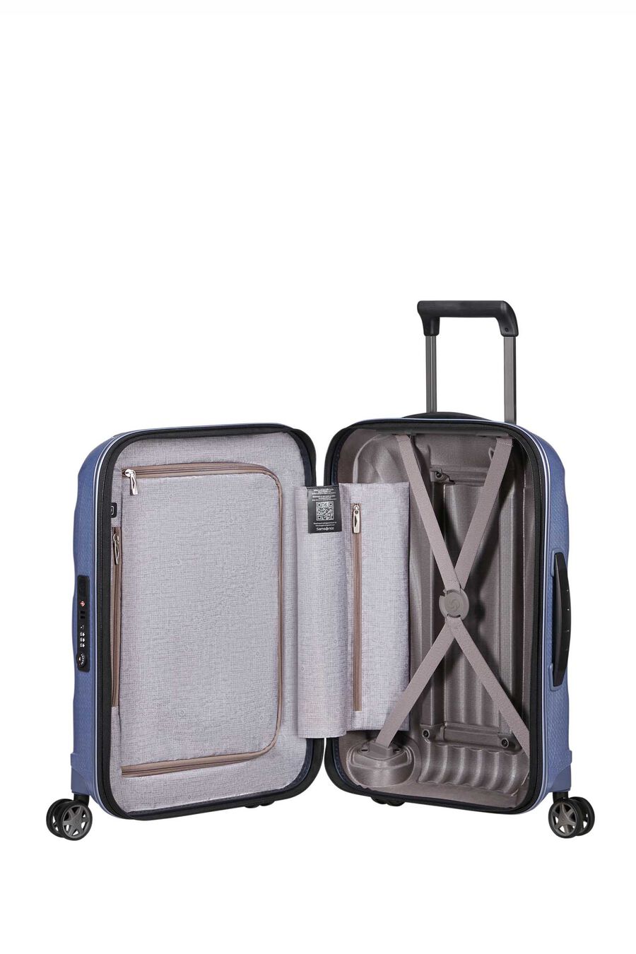 C-LITE CARRY-ON SMALL 55CM SUITCASE USB PORT + EXPANDABLE