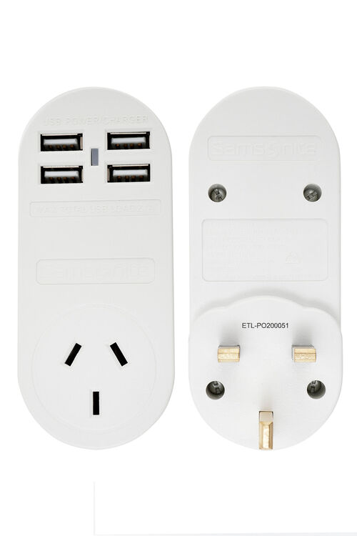 TRAVEL LINK ACC. Adpt 4xUSB (2 Amp) UK HK  hi-res | Samsonite