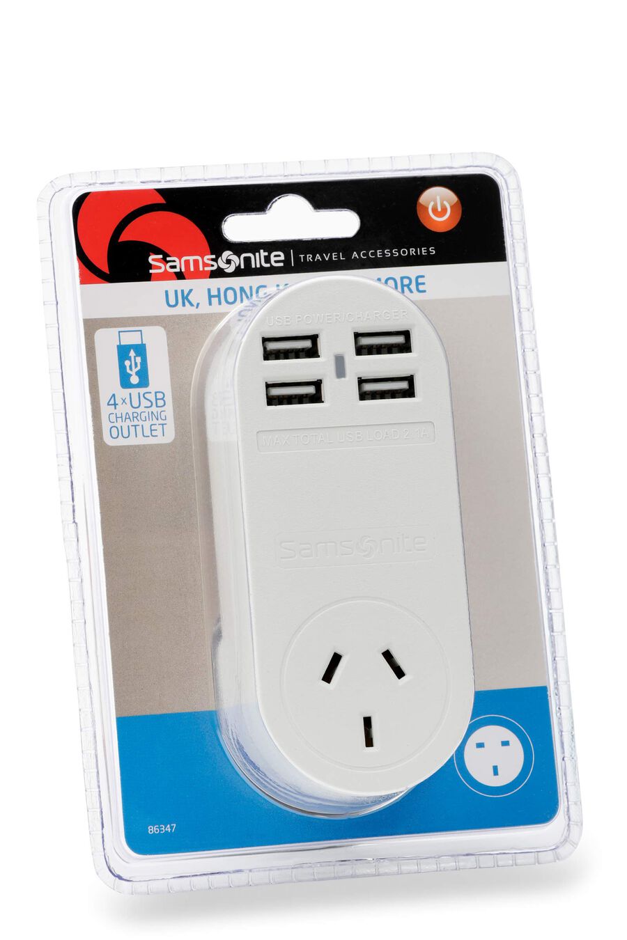 TRAVEL LINK ACC. Adpt 4xUSB (2 Amp) UK HK
