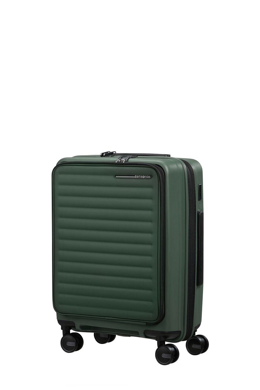 RESTACKD CARRY-ON SMALL 55CM 3.1KG SUITCASE EXPANDABLE 15.6'' LAPTOP EASY ACCESS