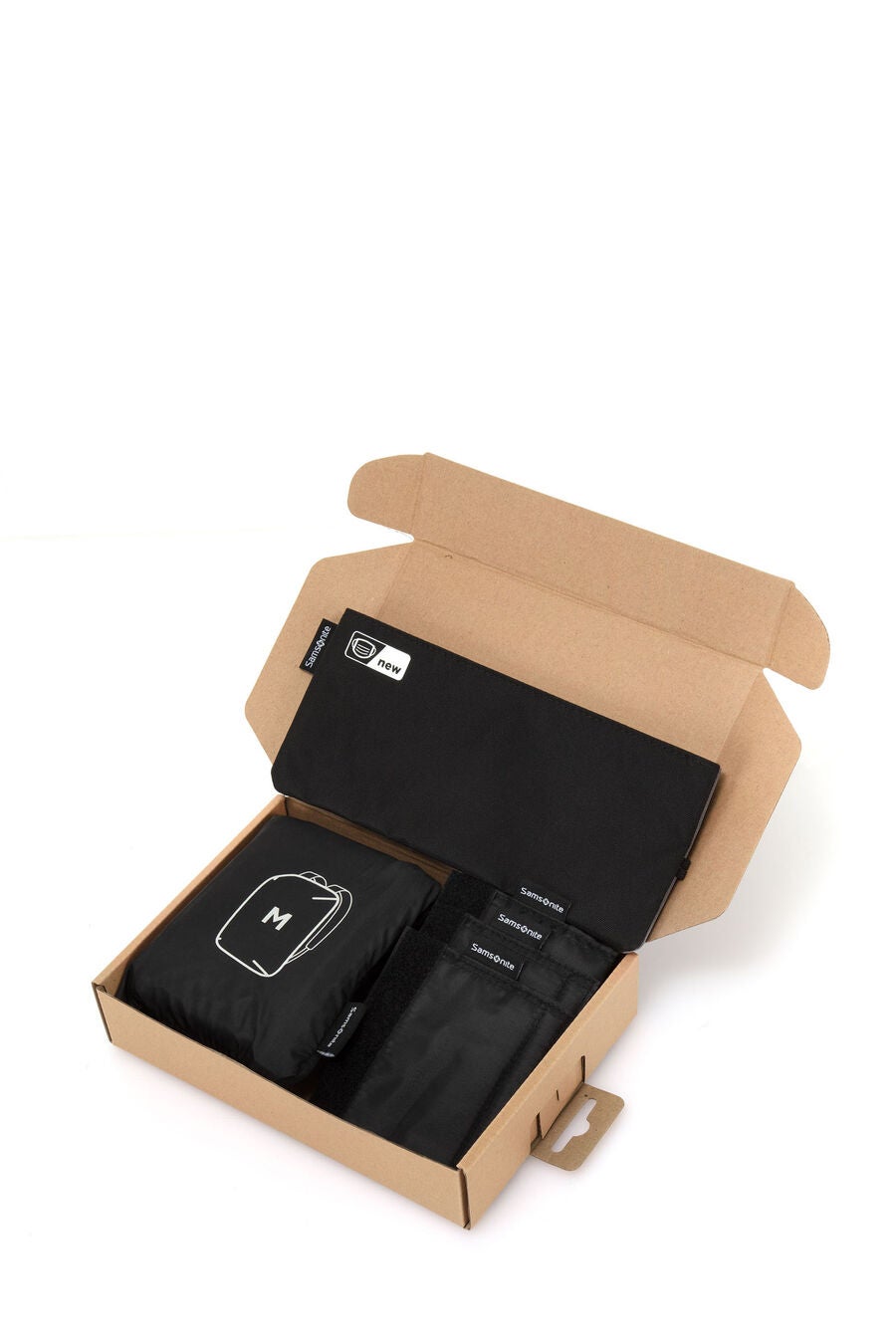 TRAVEL ACCESSORIES ANTIMICROBIAL BOX SET WITH BACKPACK COVER, MASK POUCH & HANDLE WRAP