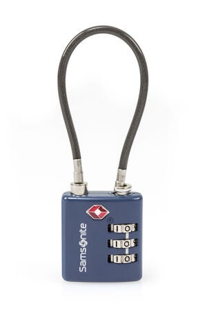 TRAVEL ESSENTIALS 3DIAL CABLELOCK TSA METAL