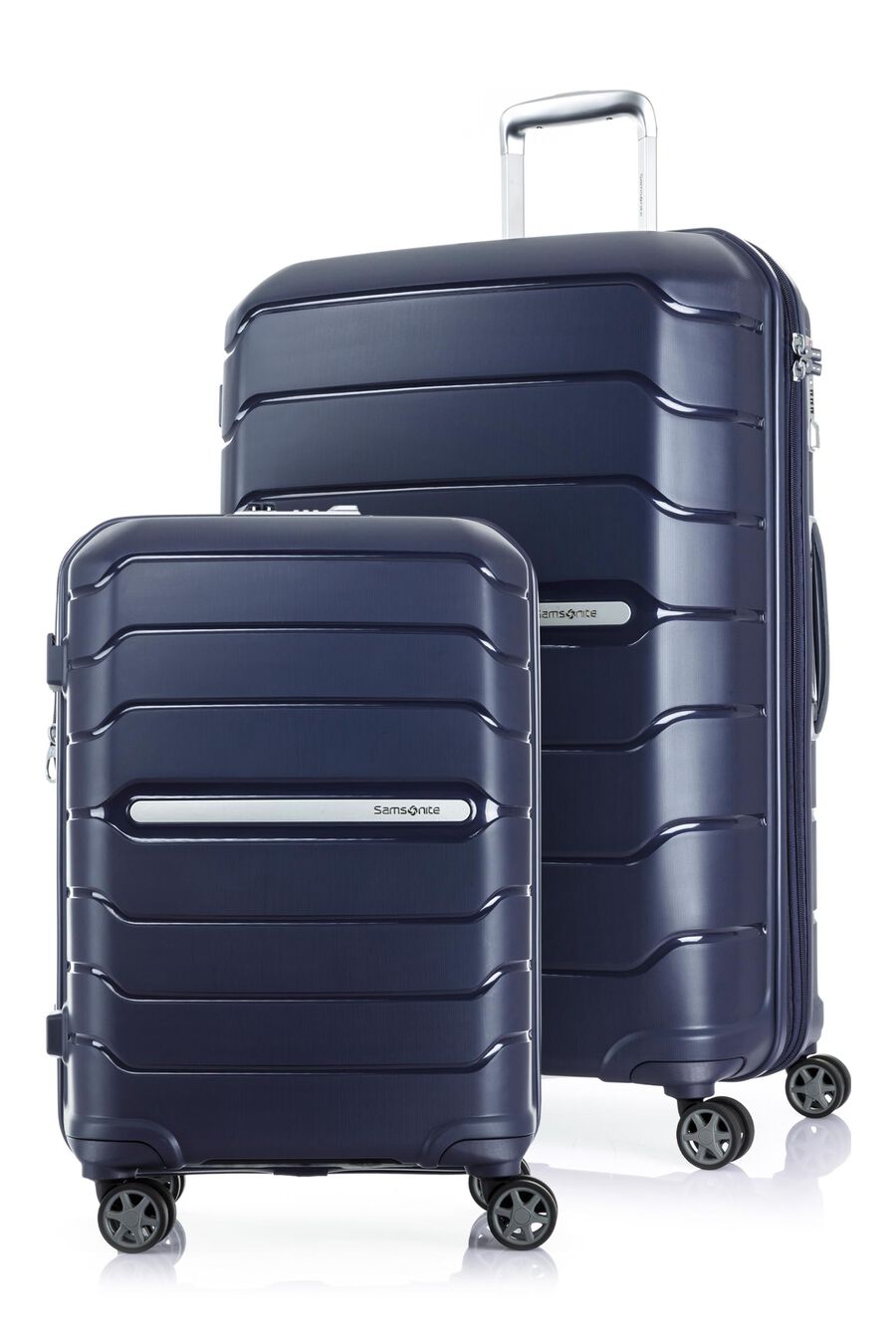 OC2LITE 2 PC SET EXPANDABLE NAVY (CARRY-ON & CHECK-IN)