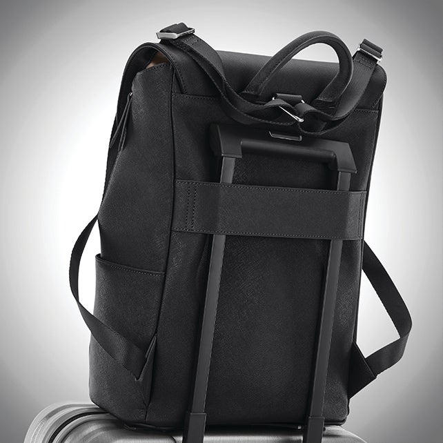 W. EXECUTIVE LEATHER Flap Backpack
