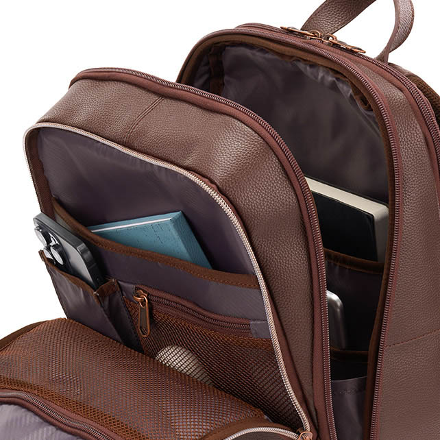 SAM CLASSIC LEATHER SLIM BACKPACK