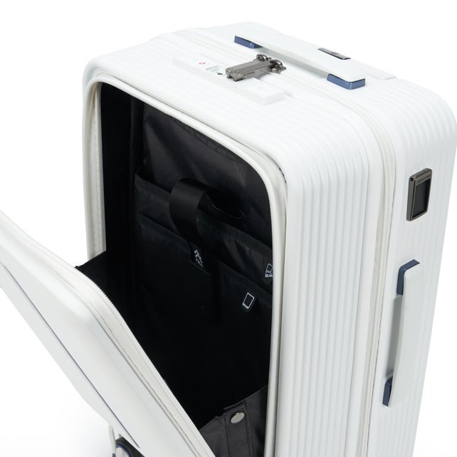 BEAMIX CARRY-ON SMALL 55CM SUITCASE WITH FRONT POCKET